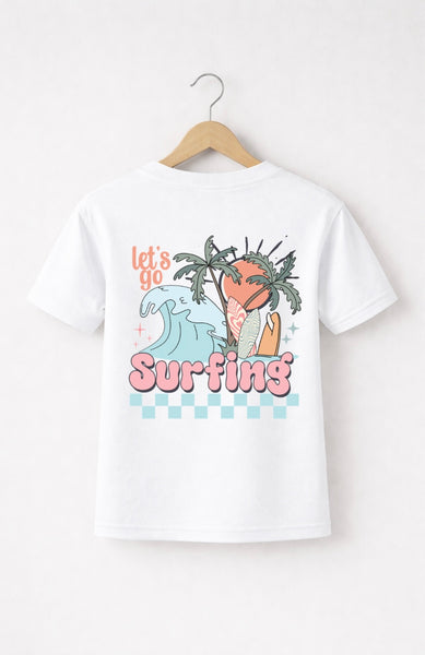 Personalised Lets Go Surfing T-Shirt