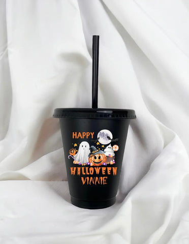Personalised Happy Halloween Cold Cup
