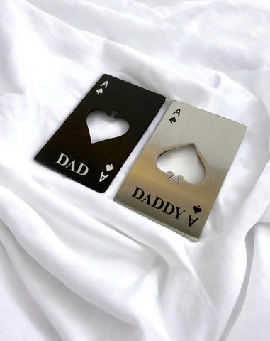 Personalised Ace Bottle Opener