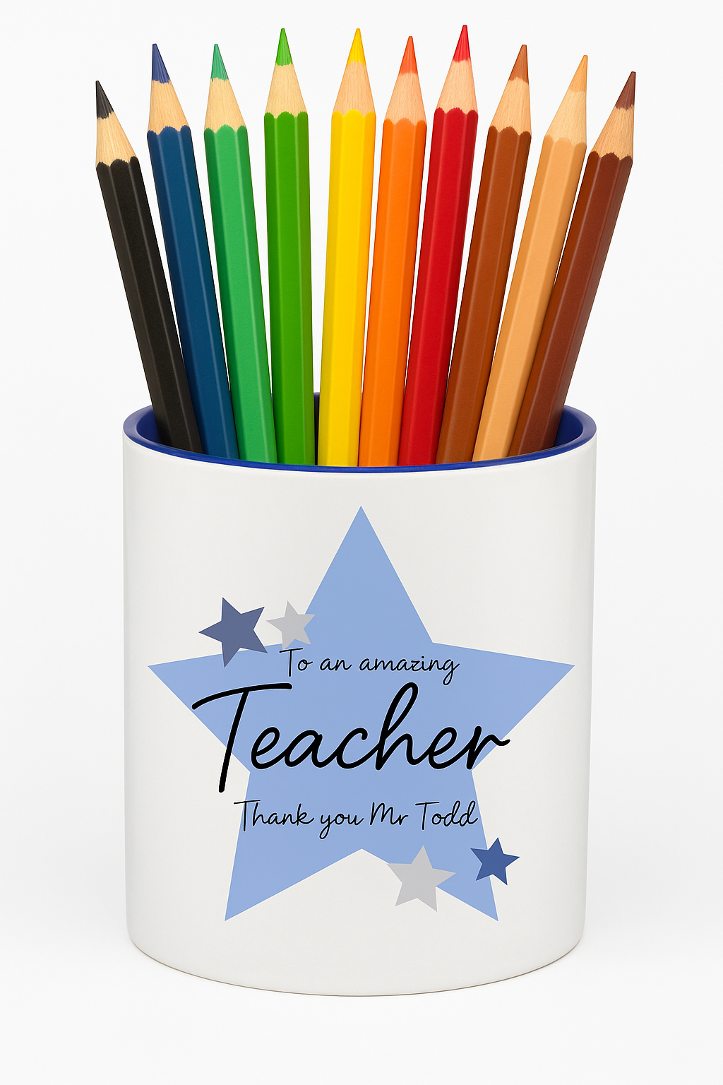 Personalised Star Pen Pot