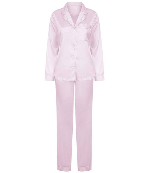 Ladies Personalised Satin Pyjamas