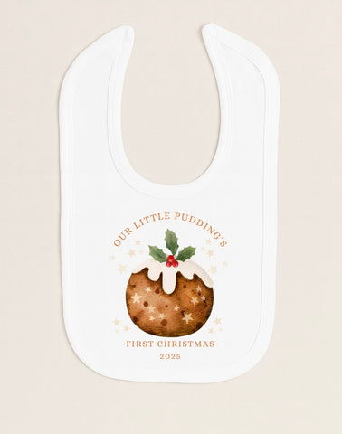 Personalised First Christmas Bib