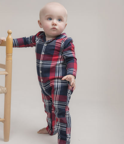 Embroidered Tartan All in One