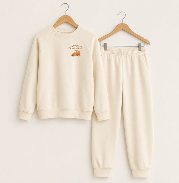 Personalised Pumpkin Patch Adventure Tracksuit
