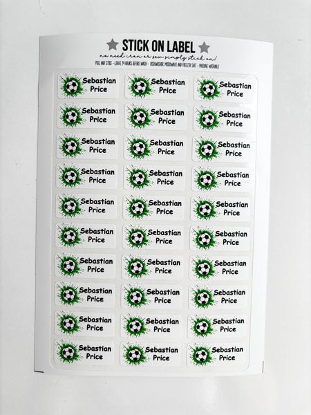 Personalised Stick on Labels