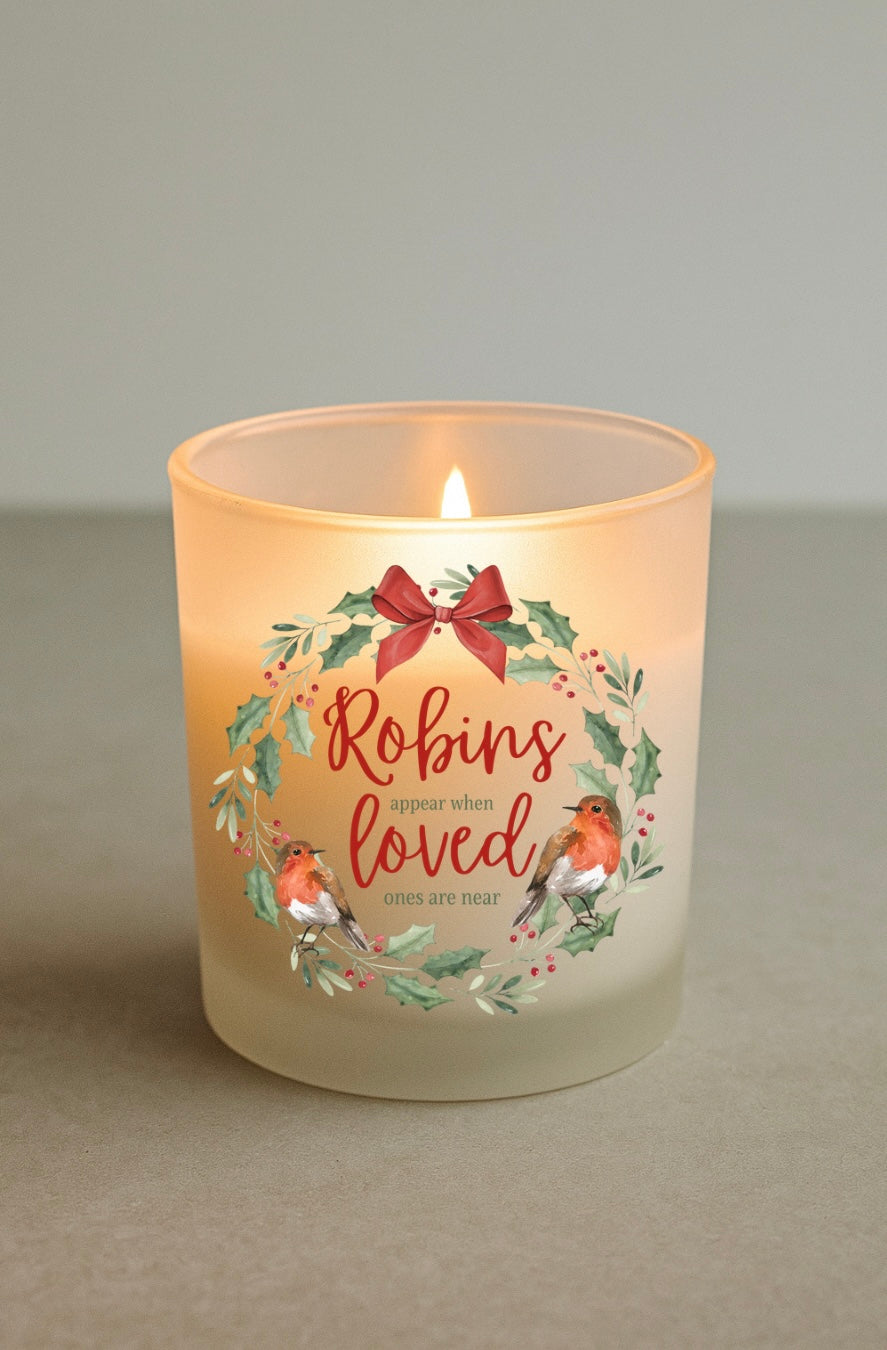 Personalised Christmas Candle Holder