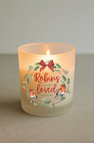 Personalised Christmas Candle Holder