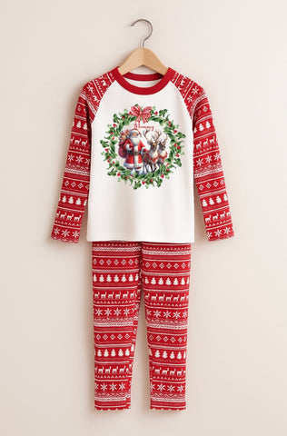 Women’s Fairisle Santa Pyjamas