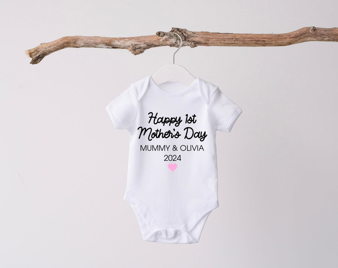 Personalised First Mother’s Day Bodysuit