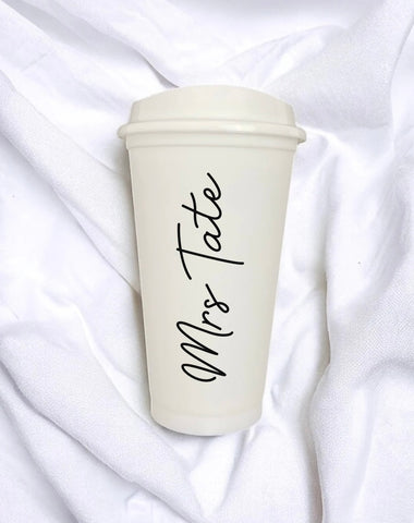 Personalised White Hot Cup