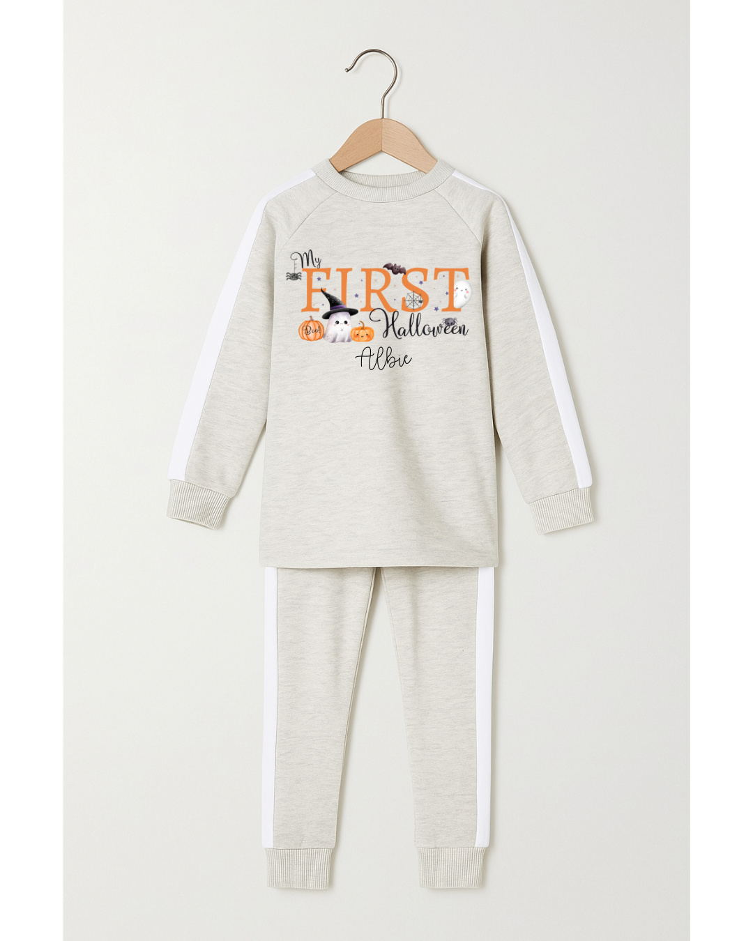 My First Halloween Tracksuit in Beige