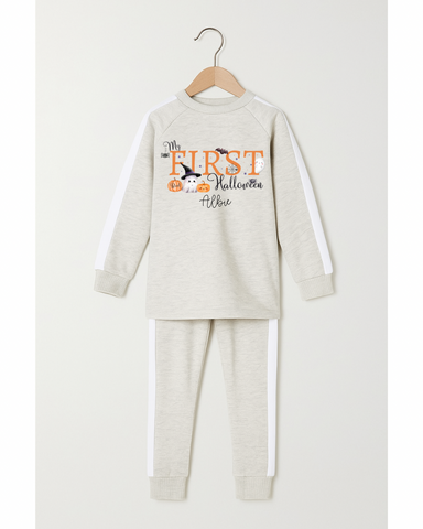 My First Halloween Tracksuit in Beige