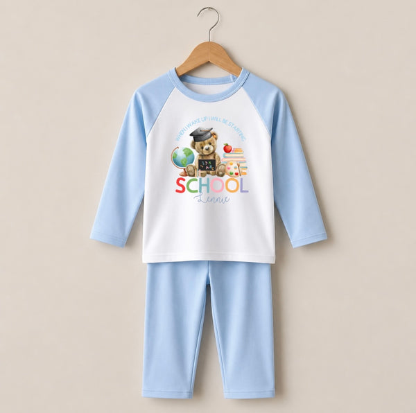 Personalised First Day of School Pyjamas