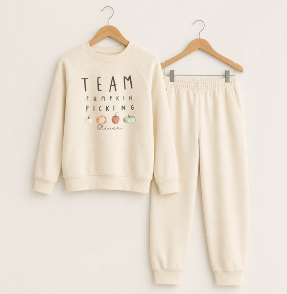 Personalised Team Pumpkin Picking Tracksuit