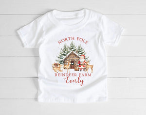 Personalised Reindeer Farm T-Shirt