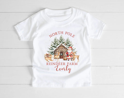 Personalised Reindeer Farm T-Shirt