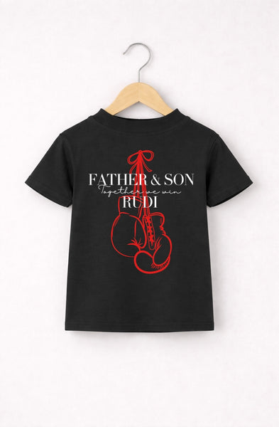 Daddy and Son Matching Boxing T-Shirts