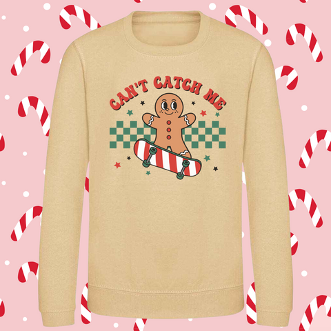 Can’t Catch Me Children’s Christmas Jumper