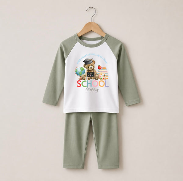 Personalised First Day of School Pyjamas