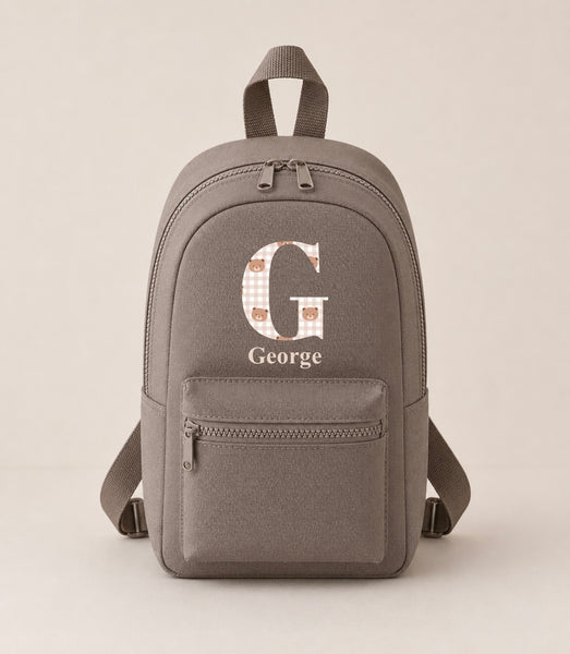 Personalised Bear Mini Backpack