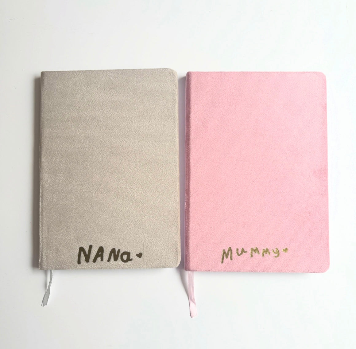 Personalised Velvet Notebook