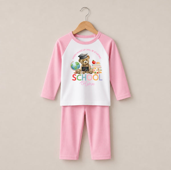Personalised First Day of School Pyjamas