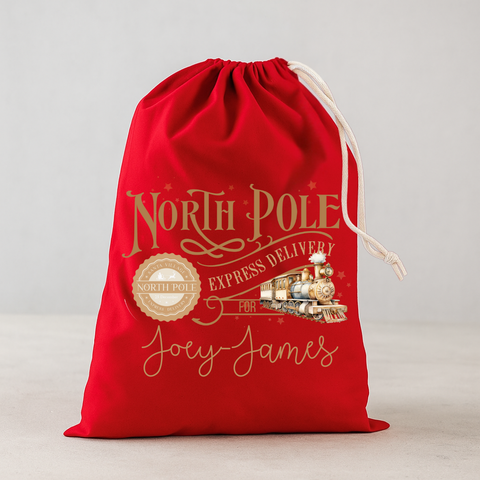 Personalised Red Christmas Sack