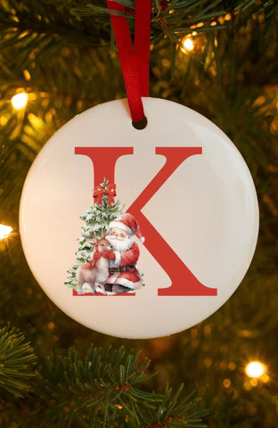 Personalised Initial Christmas Decoration