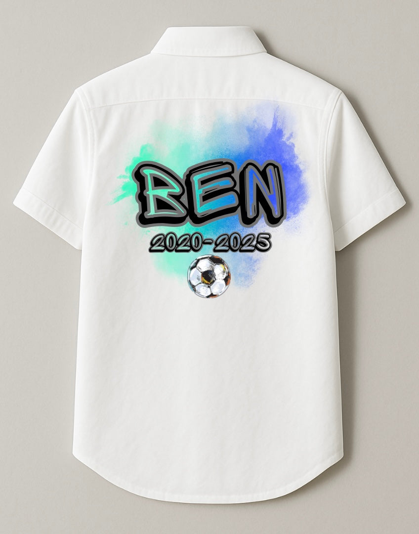 Personalised Football Leavers Shirt