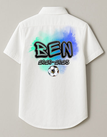 Personalised Football Leavers Shirt