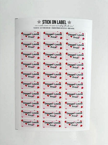 Personalised Stick on Labels