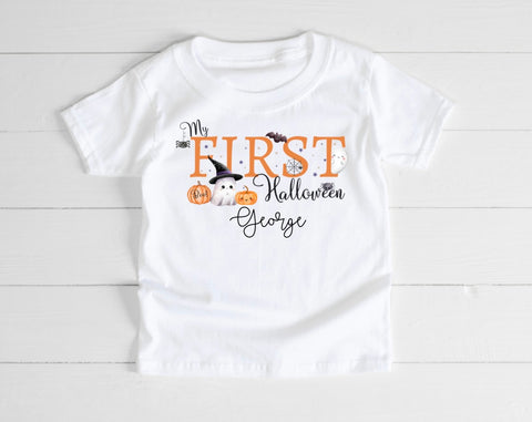 Personalised 1st Halloween T-Shirt