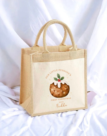 Personalised First Christmas Tote Bag