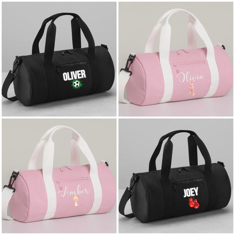 Personalised Barrel Bag