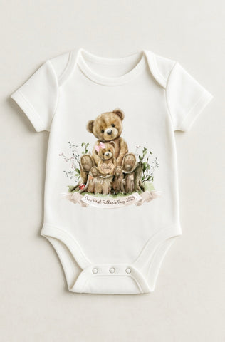 Girls Personalised First Father’s Day Bodysuit