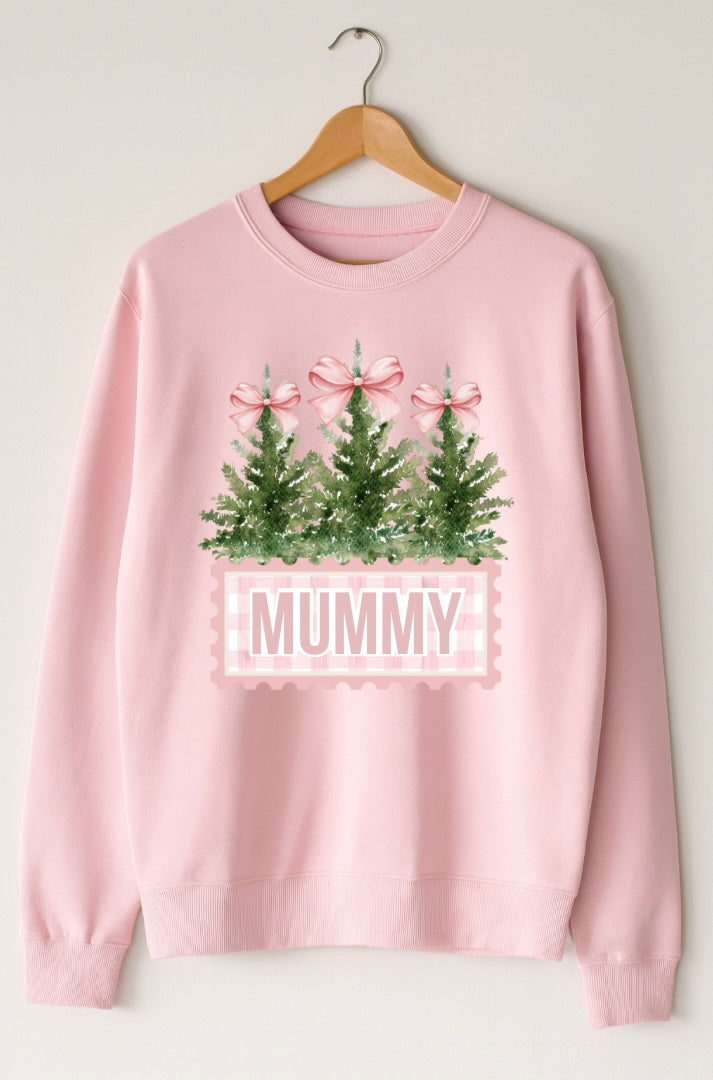Adults Pink Bow Jumper