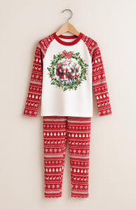 Children’s Fairisle Santa Pyjamas
