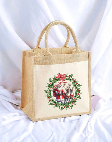 Personalised Father Christmas Tote Bag