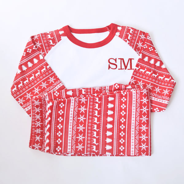 Embroidered Fairisle Pyjamas