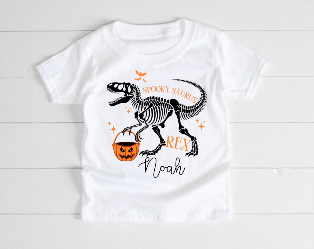 Personalised Spookysaurus T-Shirt
