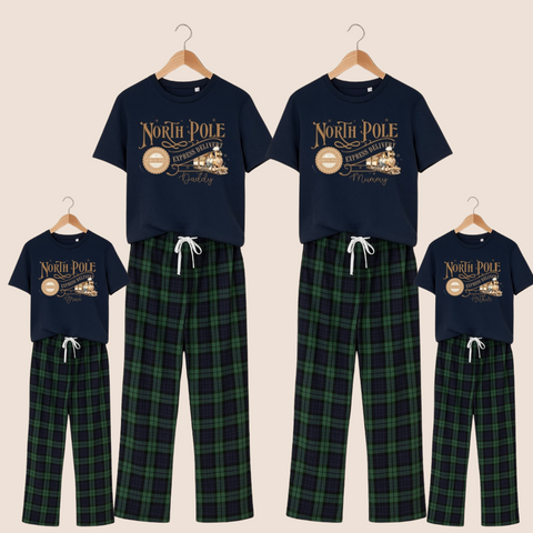 Family Matching North Pole Pyjamas