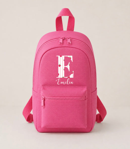 Personalised Strawberry Mini Backpack