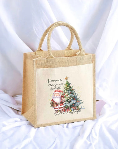 Personalised Santa Tote Bag