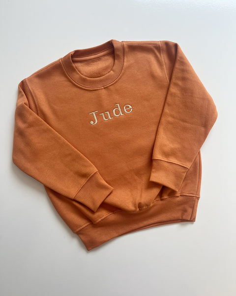 Embroidered Autumn Sweatshirt