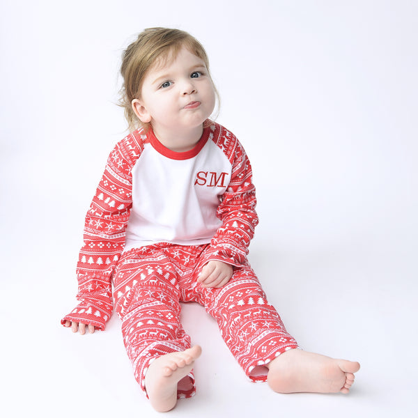 Embroidered Fairisle Pyjamas
