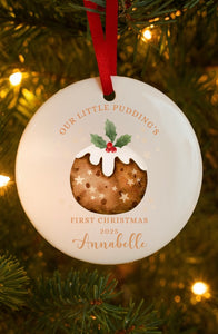 Personalised First Christmas Decoration