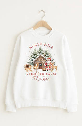 Personalised Reindeer Farm Jumper