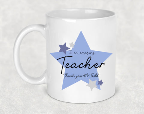 Personalised Amazing Teacher Mug
