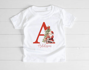 Personalised Christmas Initial T-Shirt
