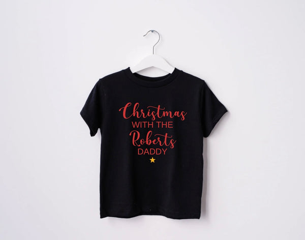 Personalised Family Matching Christmas T-Shirts
